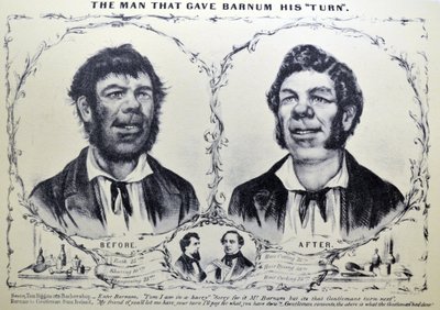 The Man That Gave Barnum His Turn by N. and Ives, J.M. Currier
